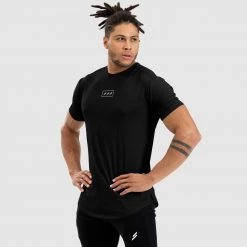 Aivory T-Shirts & Tops Tri-Mark Drop Tee - Black