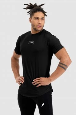 Aivory T-Shirts & Tops Tri-Mark Drop Tee - Black