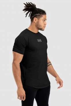 Aivory T-Shirts & Tops Tri-Mark Drop Tee - Black