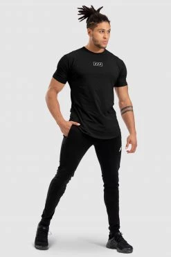 Aivory T-Shirts & Tops Tri-Mark Drop Tee - Black