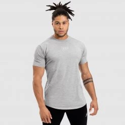 Aivory Tri-Mark Drop Tee - Grey T-Shirts & Tops