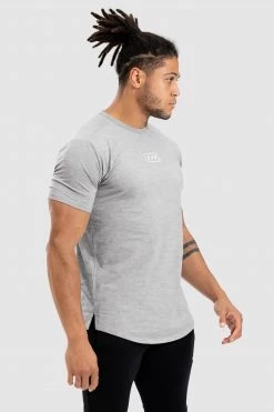 Aivory Tri-Mark Drop Tee - Grey T-Shirts & Tops