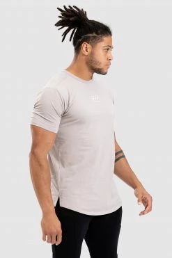 Aivory T-Shirts & Tops Tri-Mark Drop Tee - Taupe
