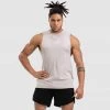 Aivory Tri-Mark Muscle Tank - Taupe