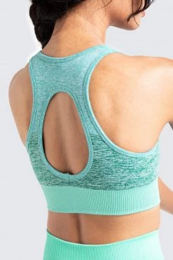 Female Outlet Trinity Seamless Crop - Mint Green Womens