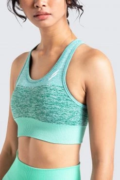 Female Outlet Trinity Seamless Crop - Mint Green Womens