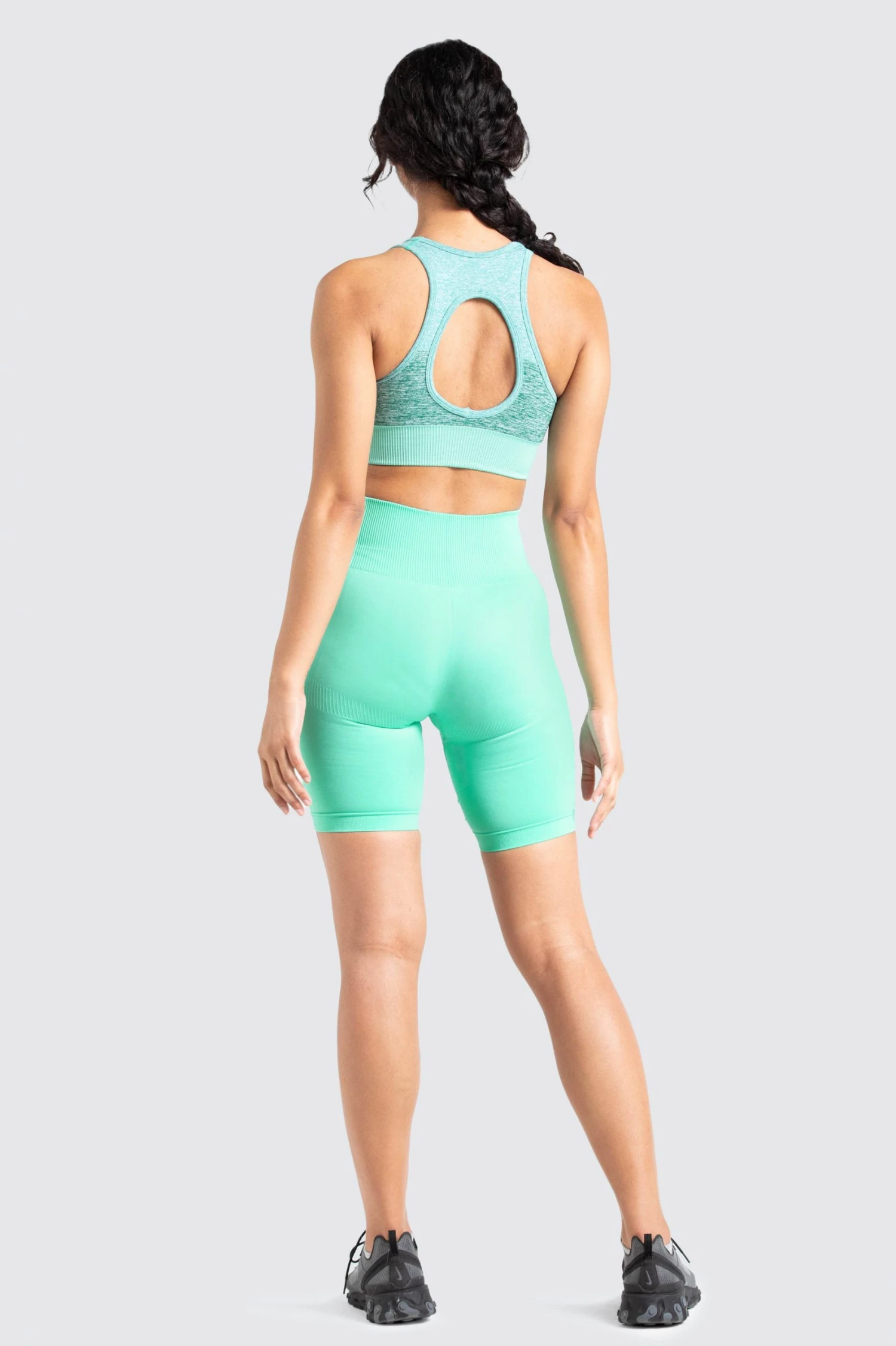 Female Outlet Trinity Seamless Crop - Mint Green Womens