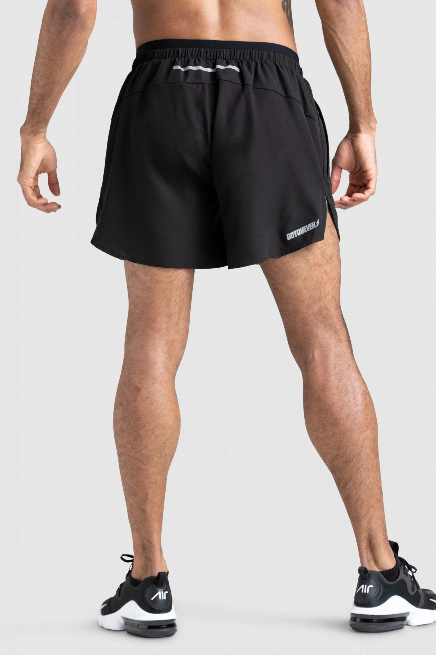 Darren Mens Ultra Running Shorts - Black
