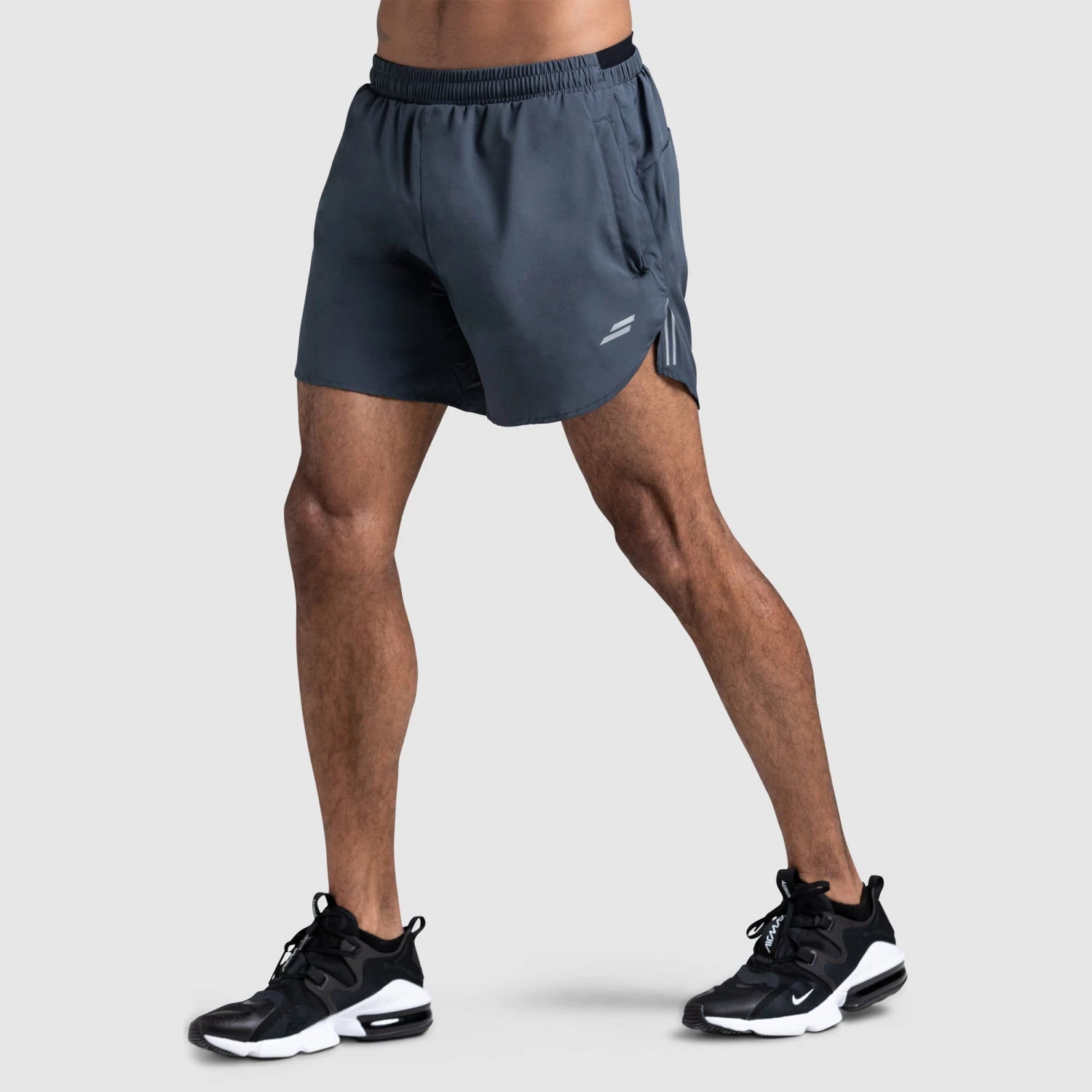 Darren Mens Ultra Running Shorts - Charcoal