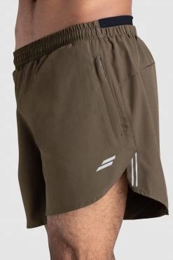 Male Outlet Ultra Running Shorts - Olive
