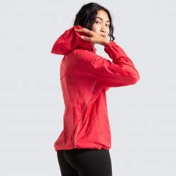 Female Outlet Unisex Marked Running Jacket - Red