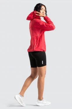 Female Outlet Unisex Marked Running Jacket - Red