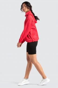 Female Outlet Unisex Marked Running Jacket - Red