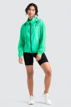 Female Outlet Unisex Marked Running Jacket - Teal