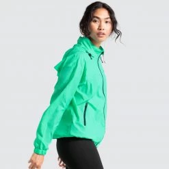 Female Outlet Unisex Marked Running Jacket - Teal
