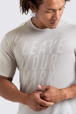 Aivory VictoryDrip Drop Tee - Leave Your Mark - Light Taupe Mens