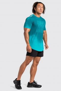 Aivory Mens VictoryDrip Drop Tee - Leave Your Mark - Turquoise