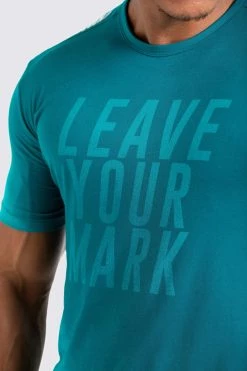 Aivory Mens VictoryDrip Drop Tee - Leave Your Mark - Turquoise