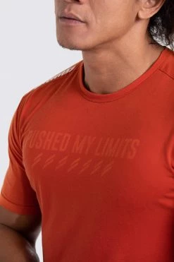 Aivory VictoryDrip Drop Tee - Pushed My Limits - Burnt Orange Mens