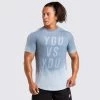 Aivory Mens VictoryDrip Drop Tee - You Vs You - Stone Blue