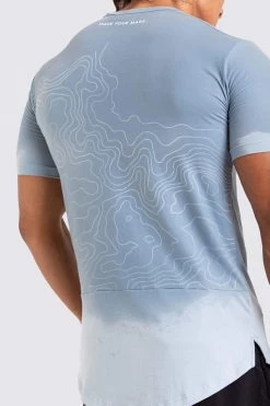 Aivory Mens VictoryDrip Drop Tee - You Vs You - Stone Blue