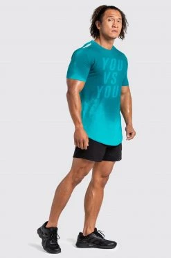 Aivory VictoryDrip Drop Tee - You Vs You - Turquoise