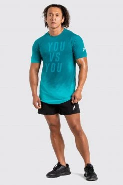 Aivory VictoryDrip Drop Tee - You Vs You - Turquoise