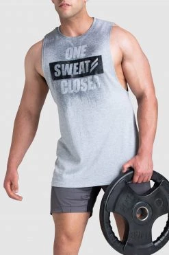 Aivory VictoryDrip Muscle Tank - One Sweat Closer - Grey Marl
