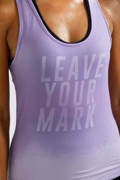 Female Outlet VictoryDrip Tank - Leave Your Mark - Purple