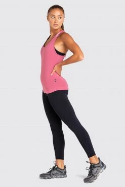 Female Outlet VictoryDrip Tank - Pushed My Limits - Earth Red