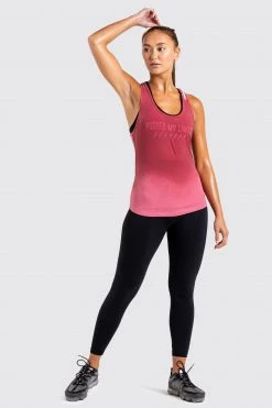 Female Outlet VictoryDrip Tank - Pushed My Limits - Earth Red