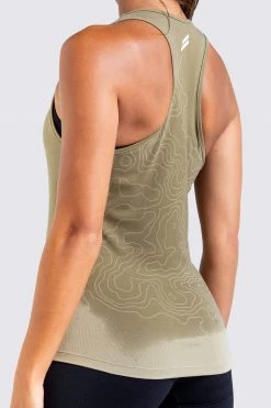 Female Outlet VictoryDrip Tank - Pushed My Limits - Sage