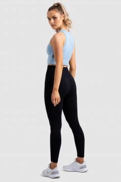 Aivory Womens VictoryDrip V2 Cropped Tank - High On Sweat - Sky Blue