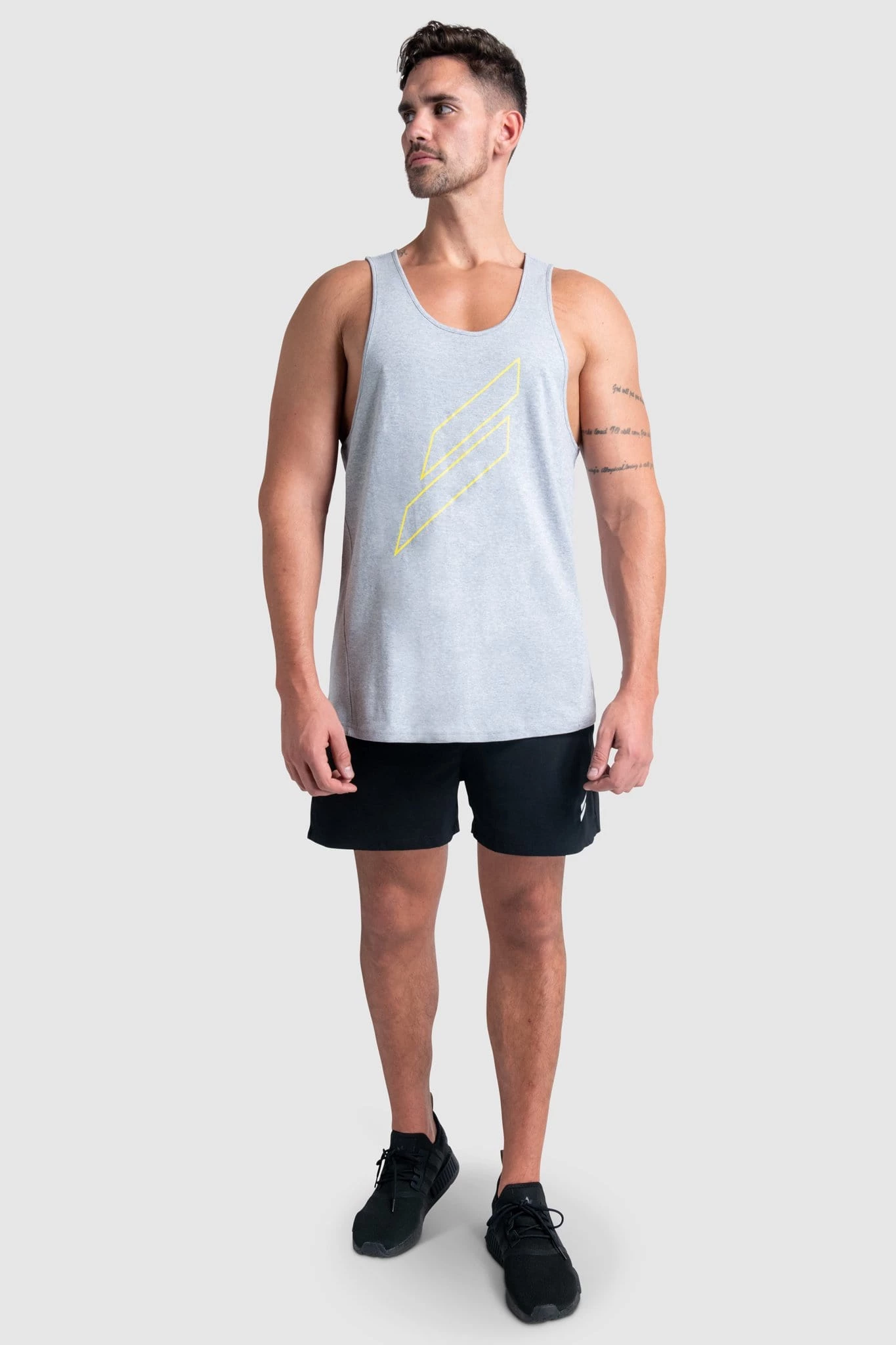 Aivory Mens VictoryDrip V2 Singlet - Did It Anyway - Grey Marl