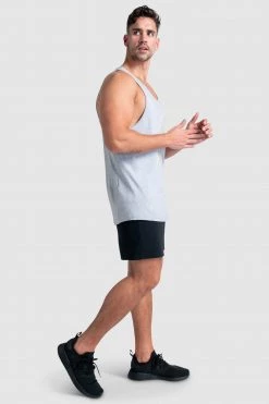 Aivory Mens VictoryDrip V2 Singlet - Did It Anyway - Grey Marl