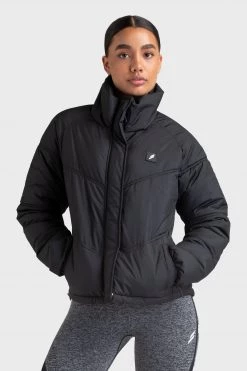 Darren Women's Mark Puffer Jacket - Black