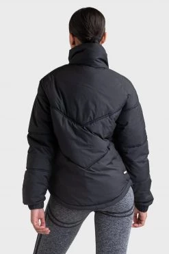 Darren Women's Mark Puffer Jacket - Black